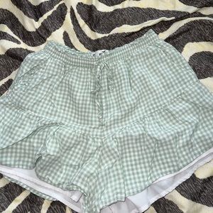Mint shorts